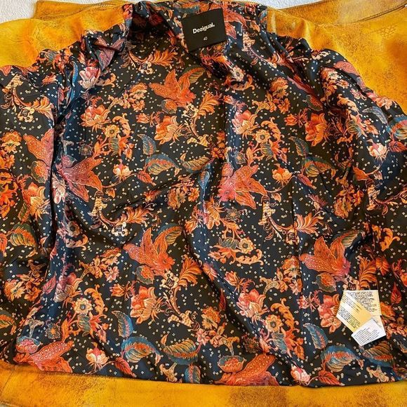 Desigual - Tan Chaq Merlin Suede Jacket - 6 - Picture 14 of 14